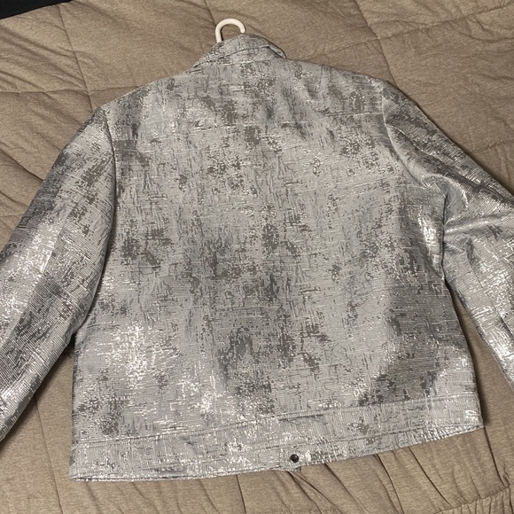 I.N.C International Concepts Men silver tweed jacket - Picture 5 of 10